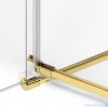 New Trendy Eventa Gold Shine kabina prysznicowa prostokątna 110x80x200 cm prawa przejrzyste Złoty połysk EXK-4738